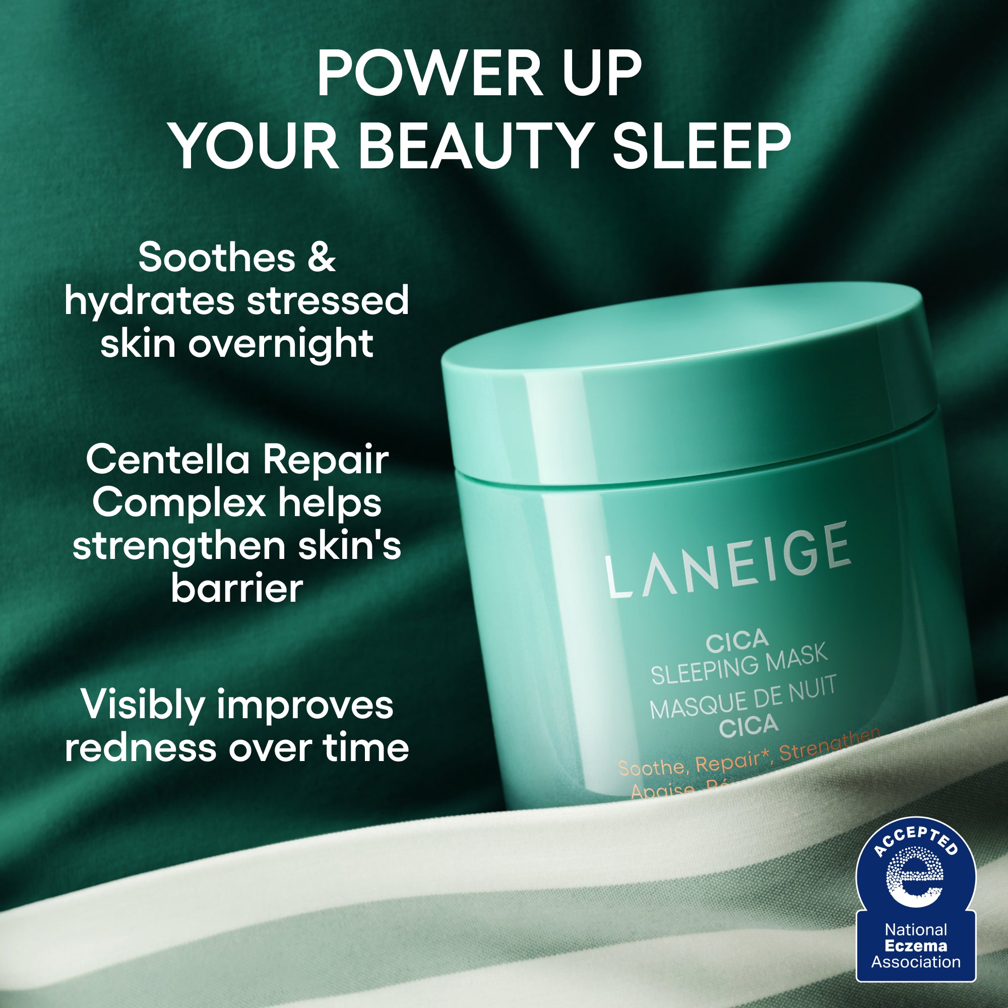 Cica Sleeping Mask – Hypoallergenic Mask for Sensitive Skin | LANEIGE