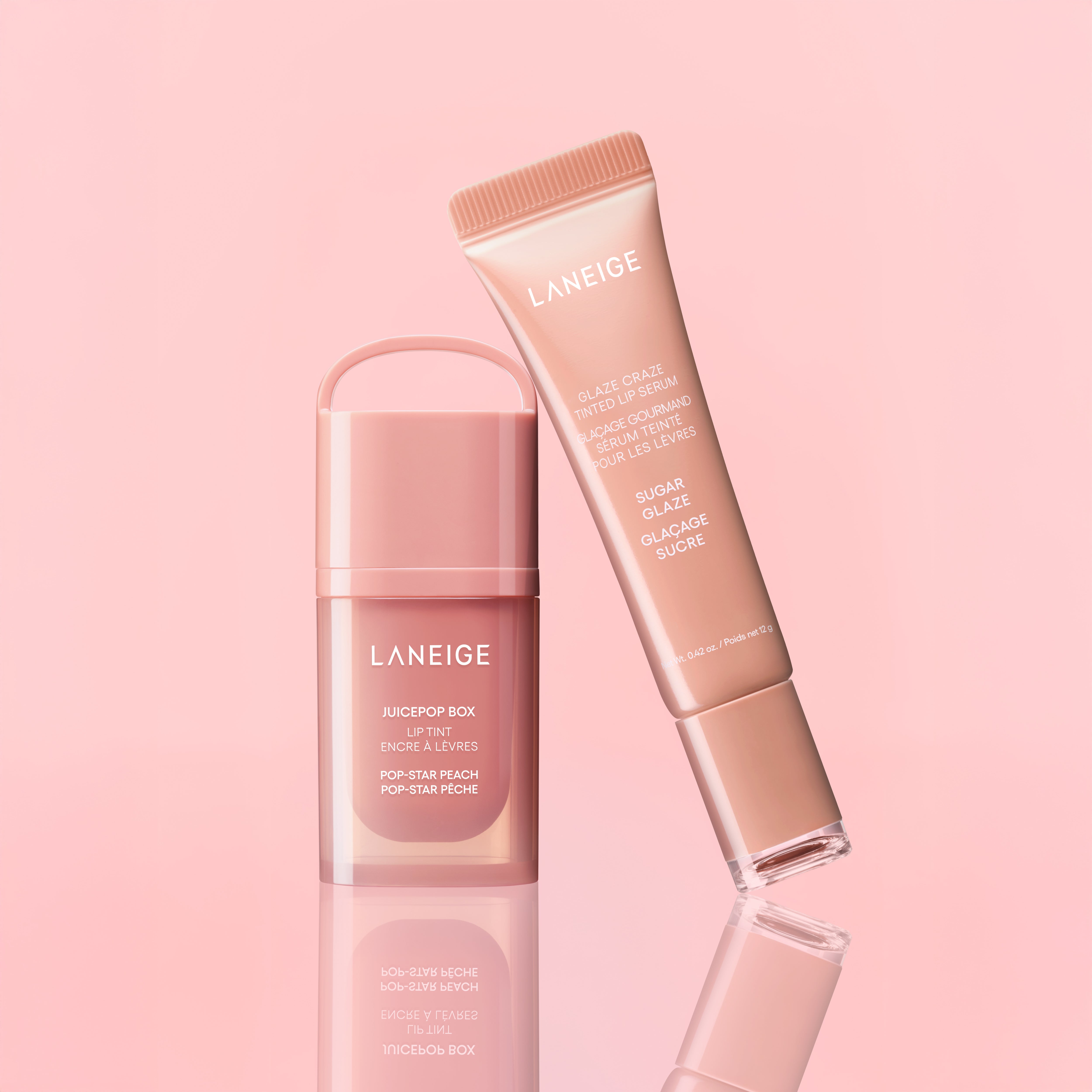 Tint & Glaze Duo: Pop-Star Peach & Sugar Glaze | LANEIGE