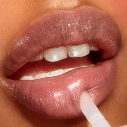 Lip Treatment Balm Moisturizer Model Applying 