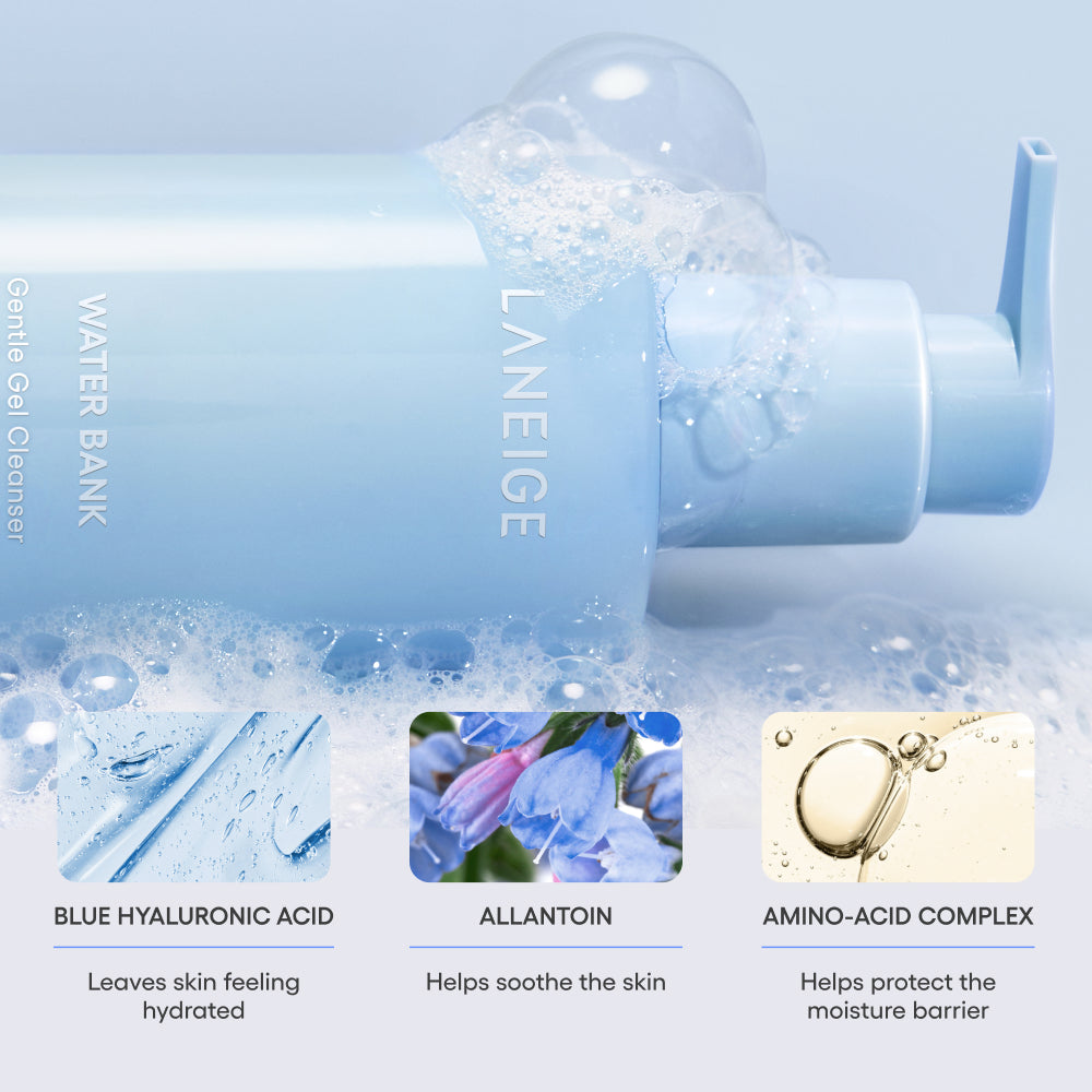 Water Bank Gentle Gel Cleanser | LANEIGE