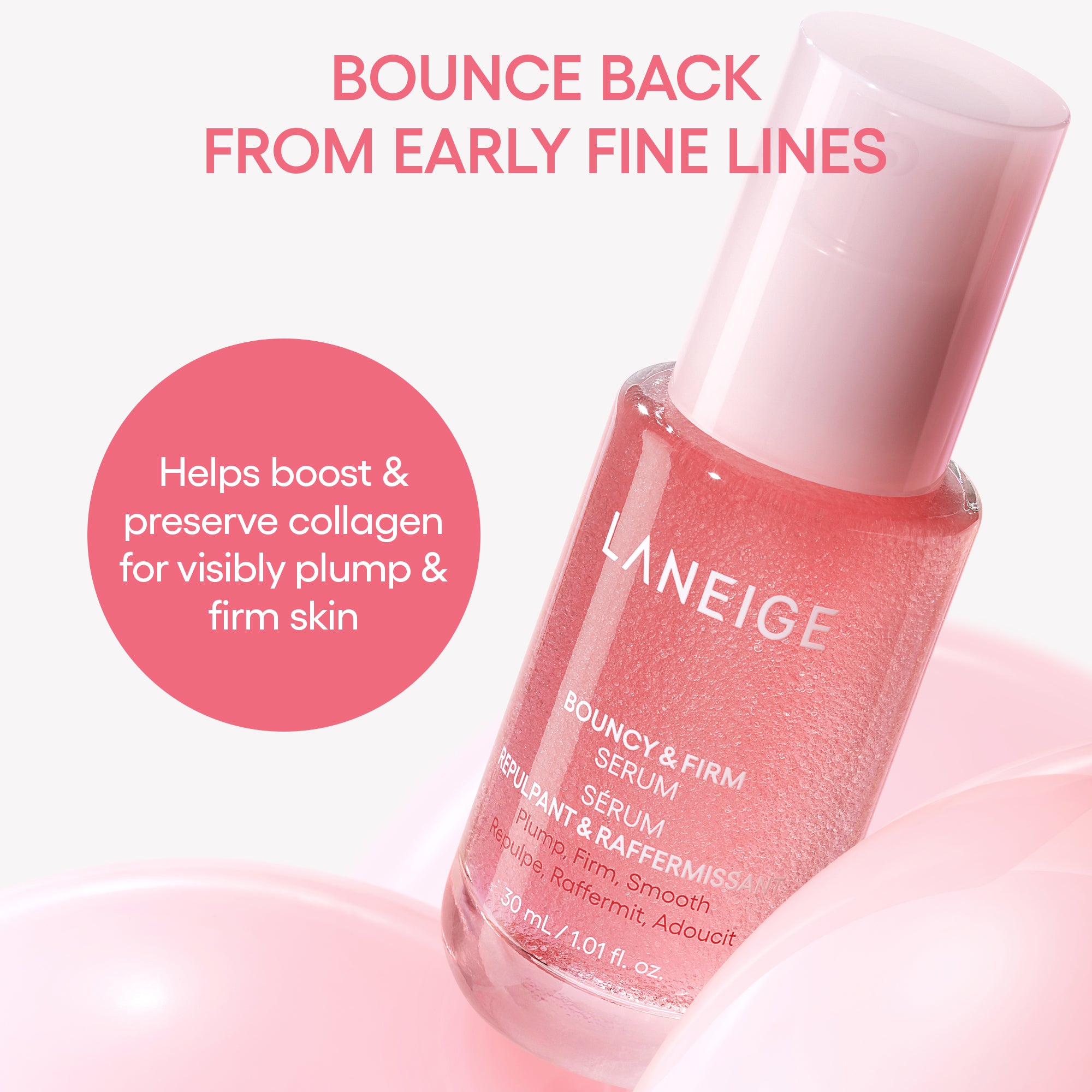 Baserange チューブトップ バンドゥ リブpink Bounce Back Skincare Duo | LANEIGE