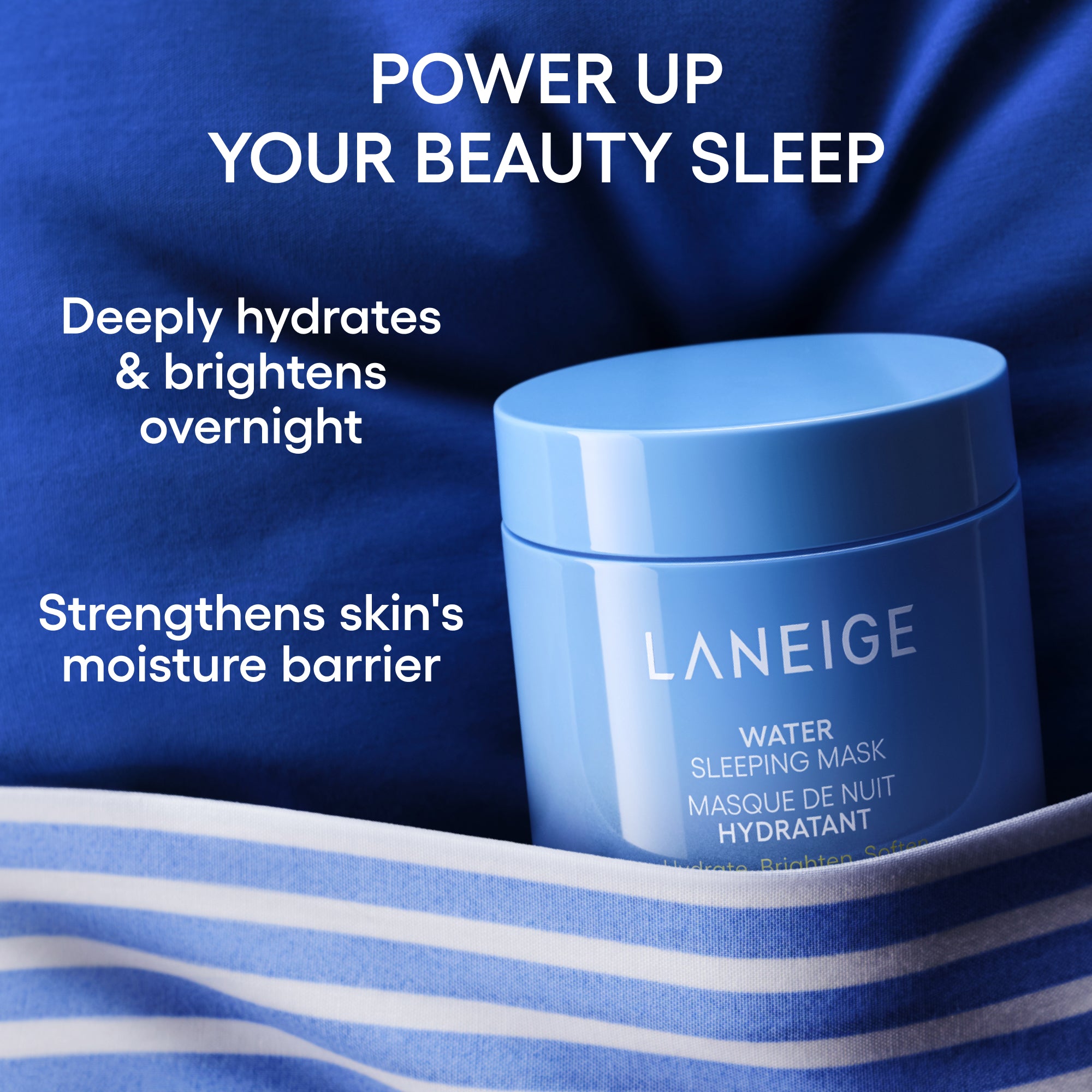 Overnight hydrating sleeping masks under 40 dollars for new moms, Laneige hero