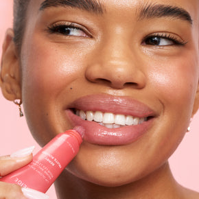 Lip Glowy Balm with model