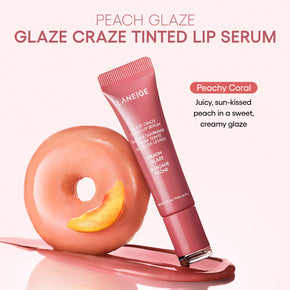 Glaze Craze Tinted Lip Serum Peach Glaze