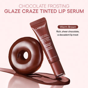 Glaze Craze Tinted Lip Serum CHOCOLATE FROSTING