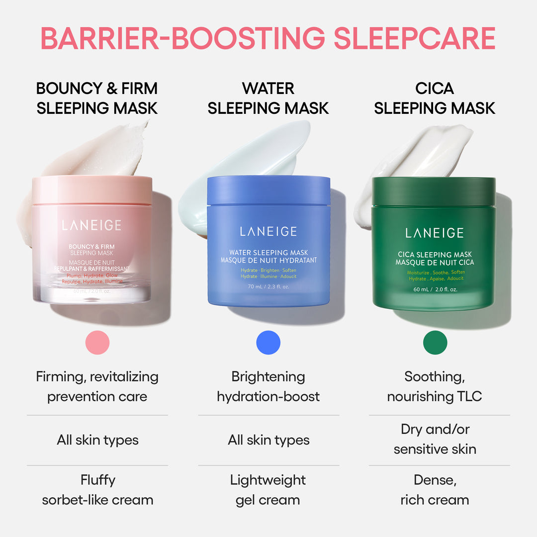 Wake Up to Happier Skin! LANEIGE Cica Sleeping Mask – Calms Redness, Boosts Moisture & Repairs Skin Barrier Overnight view 4