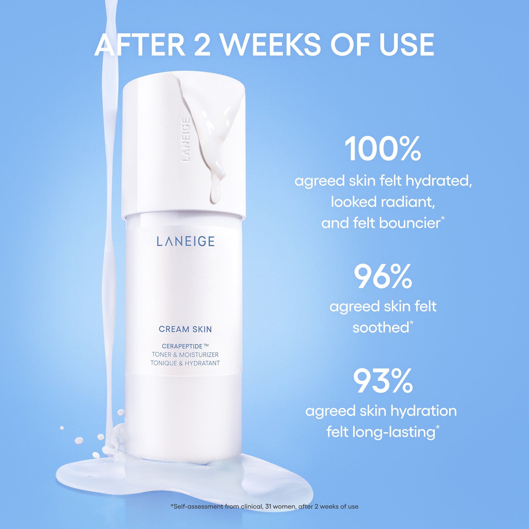 Cream Skin Toner & Moisturizer: 2-in-1 Hydration Hero | LANEIGE
