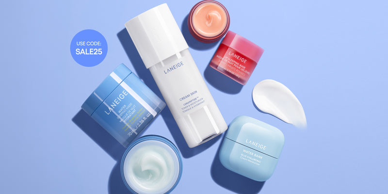 Laneige up to 25% off sitewide sale with code SALE25