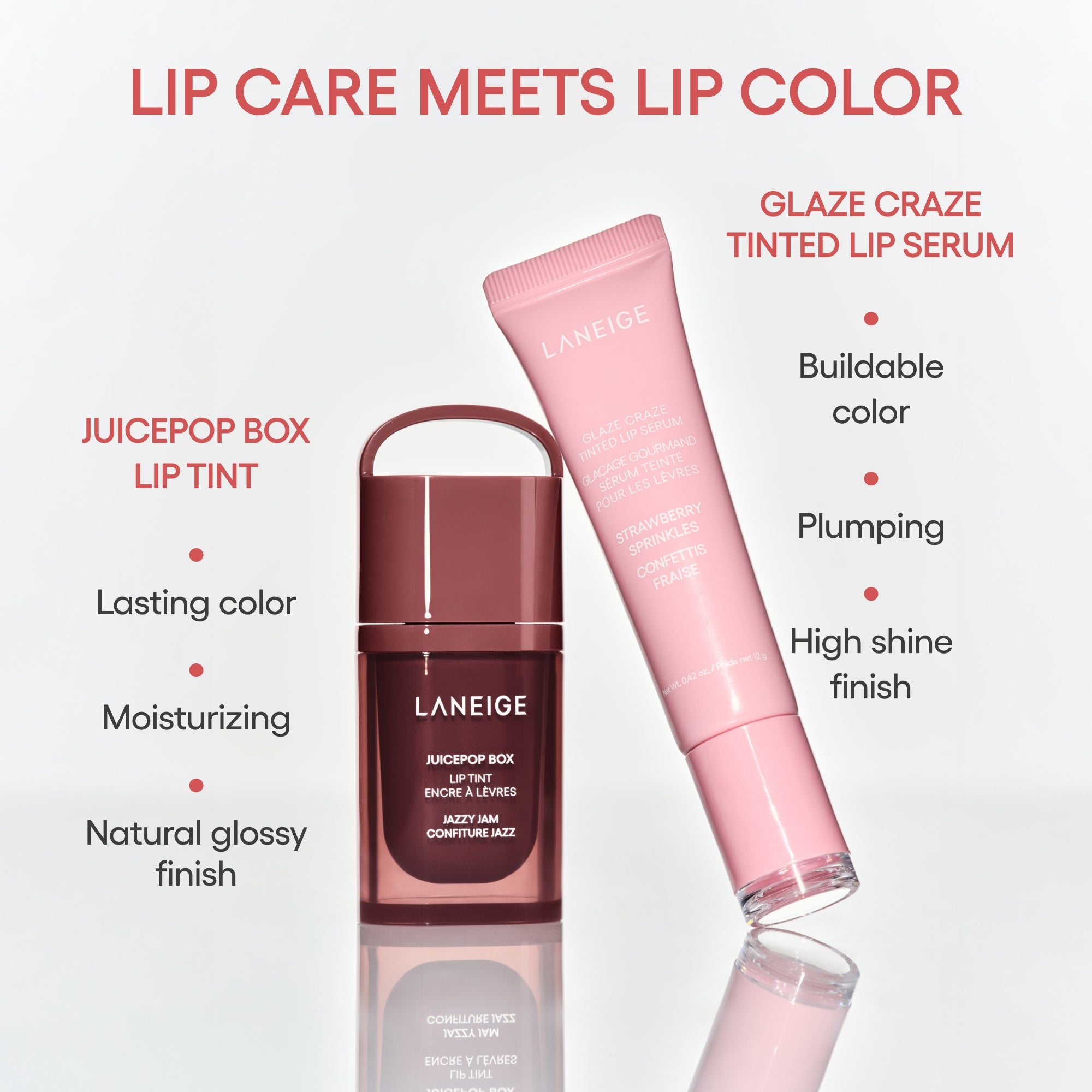 Glaze Craze Tinted Lip Serum: High-Shine Hydration | LANEIGE