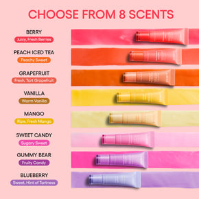Lip Glowy Balm with model