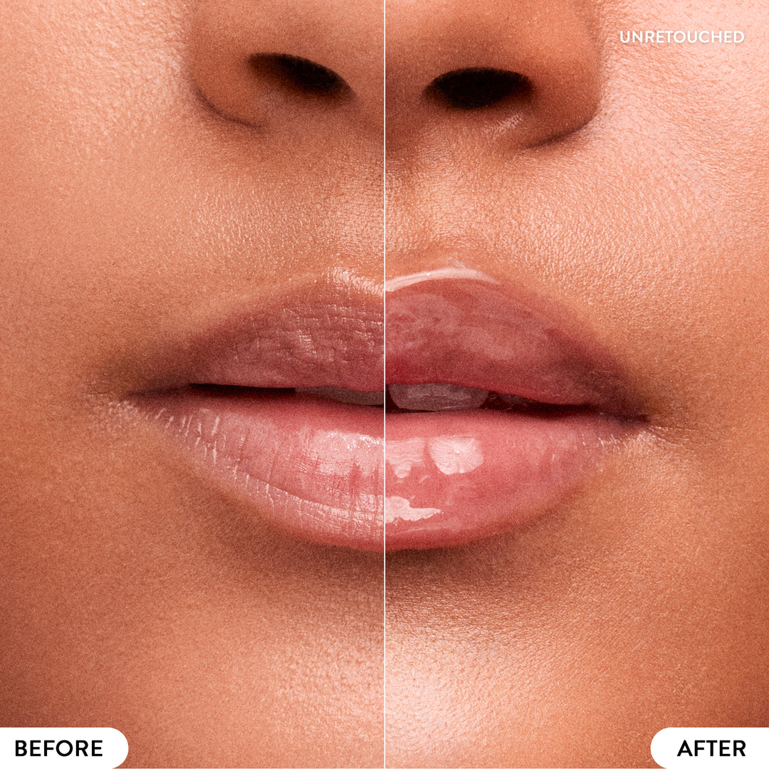 Lip Glowy Balm with model