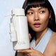 Enlarge image of White laneige x frank green water bottle and cream skin set