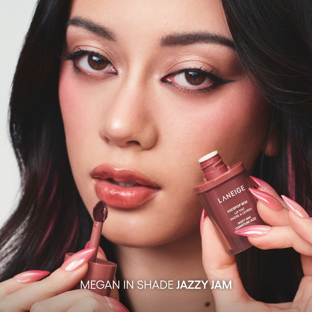 Jazzy Jam JuicePop Box Lip Tint on model