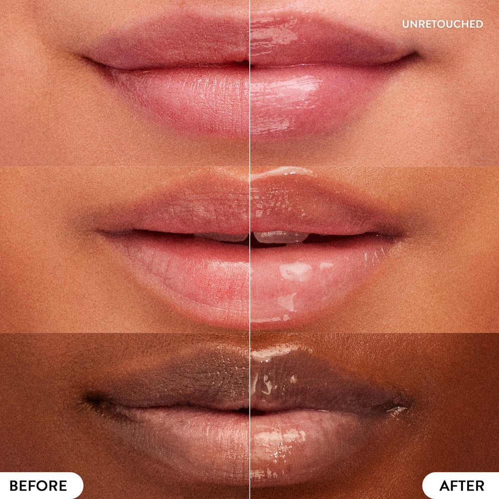 Lip Sleeping Mask with model