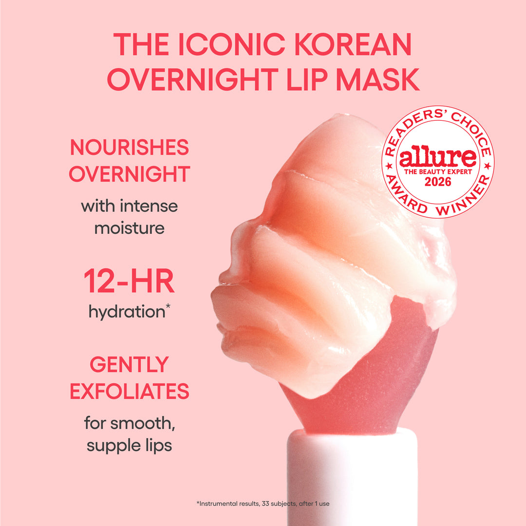 Laneige Lip Sleeping Mask benefits summary infographic