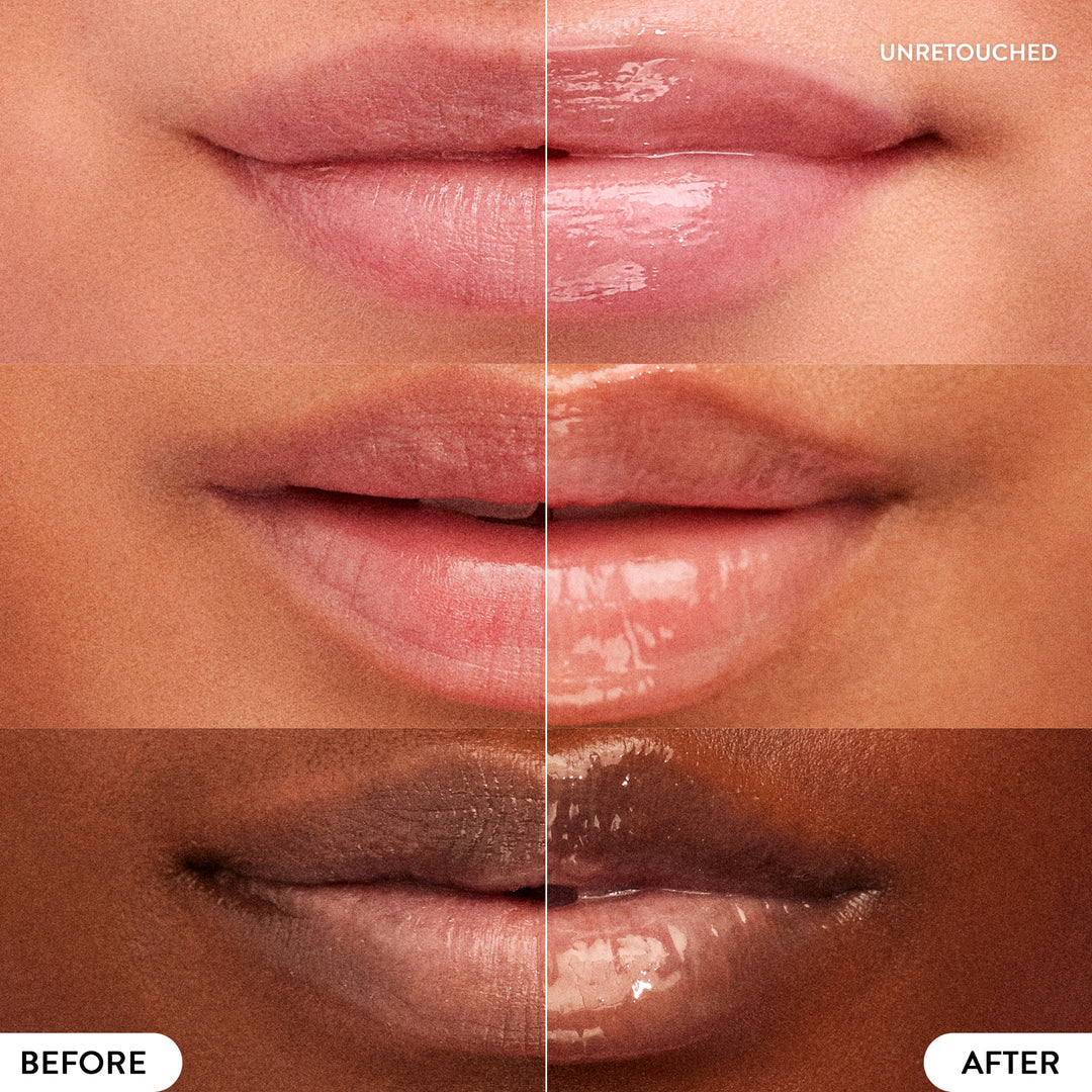 Lip Sleeping Mask with model