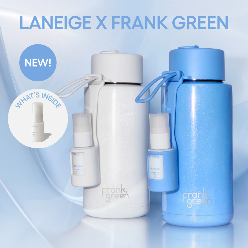 LANEIGE x frank green Water Bottle & Cream Skin Set