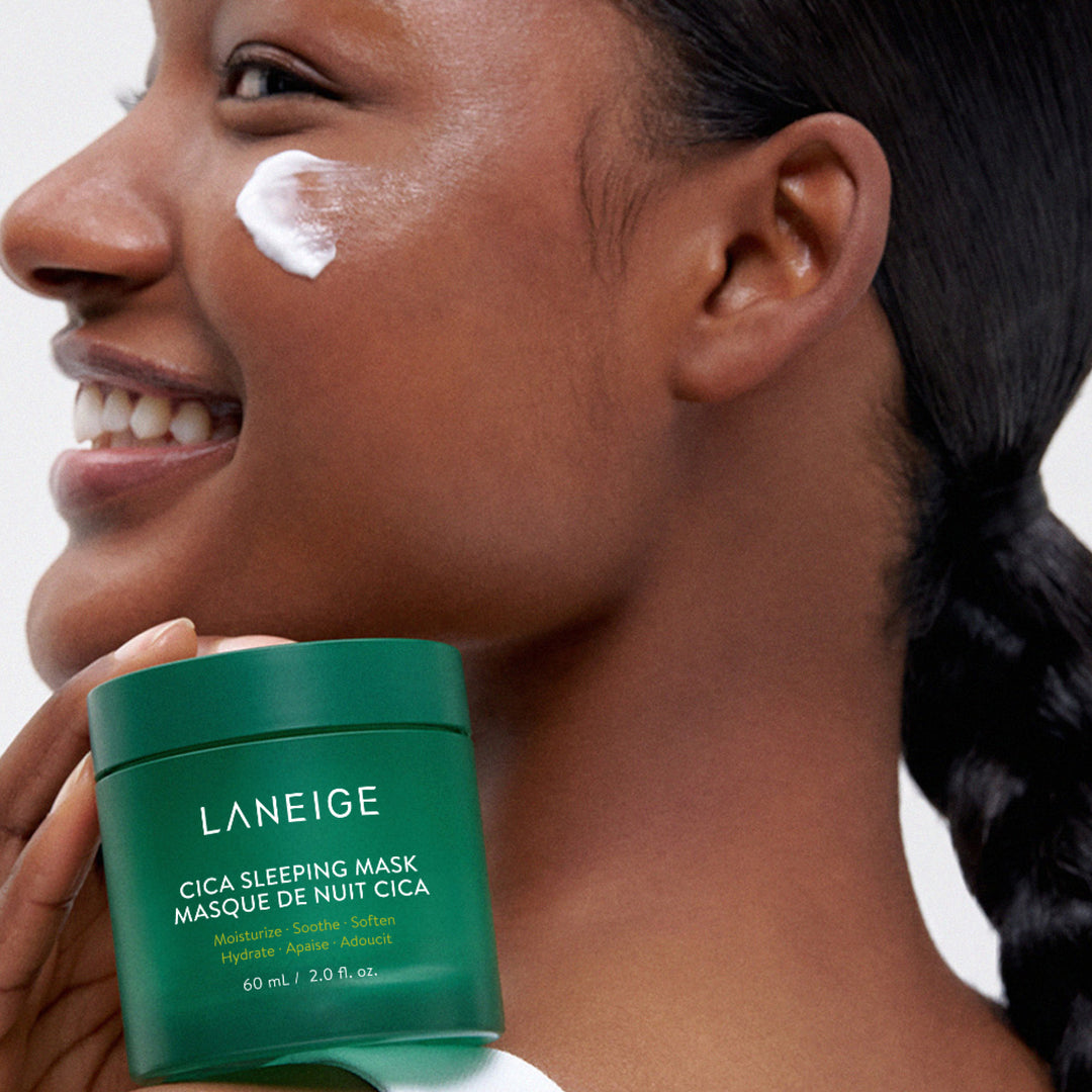 Wake Up to Happier Skin! LANEIGE Cica Sleeping Mask – Calms Redness, Boosts Moisture & Repairs Skin Barrier Overnight view 2