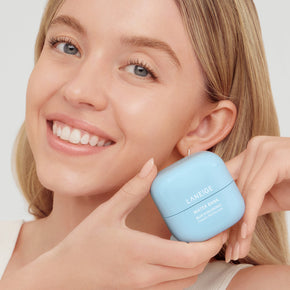 Water Bank Blue Hyaluronic Cream Moisturizer with model