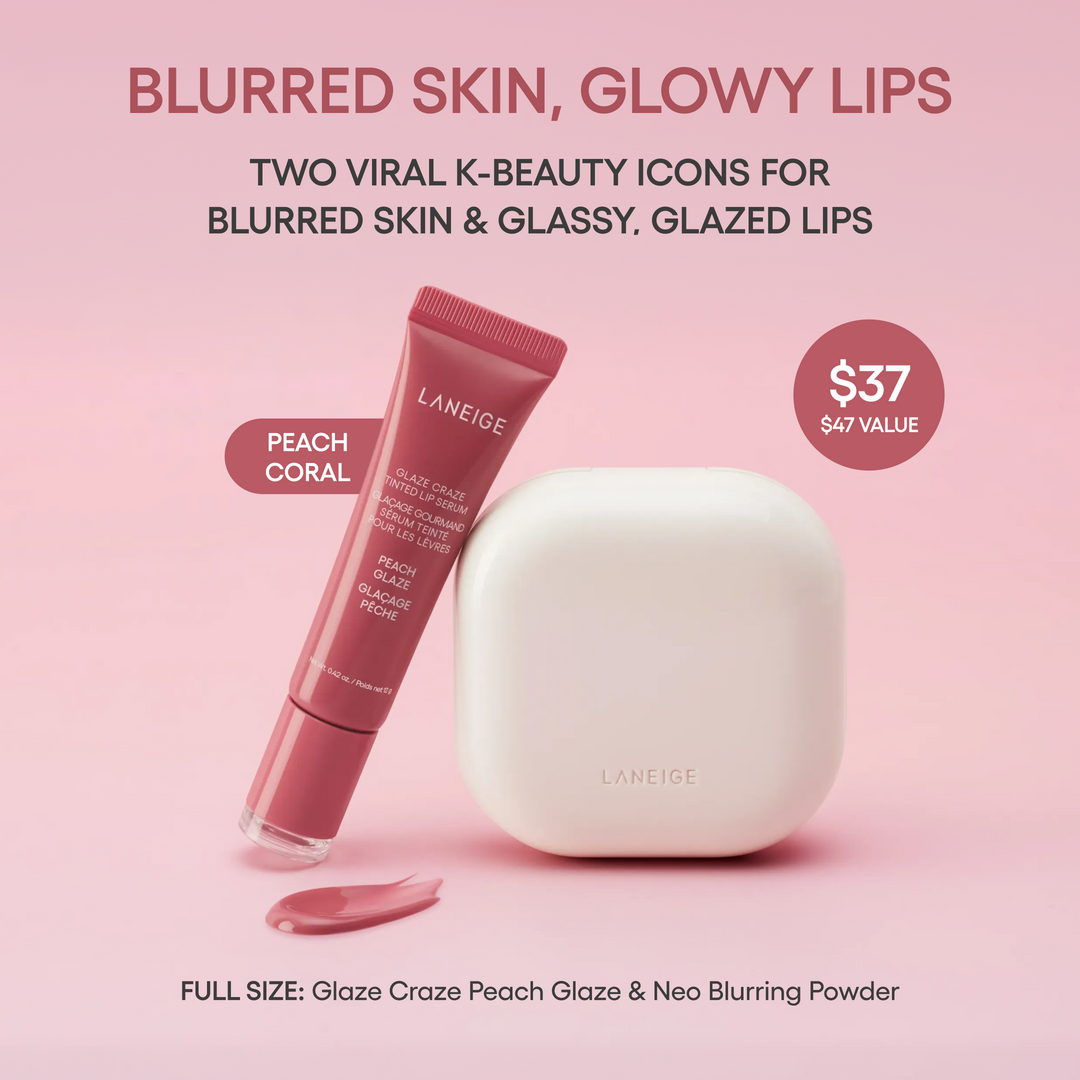 Blurred Skin, Glowy Lips Set