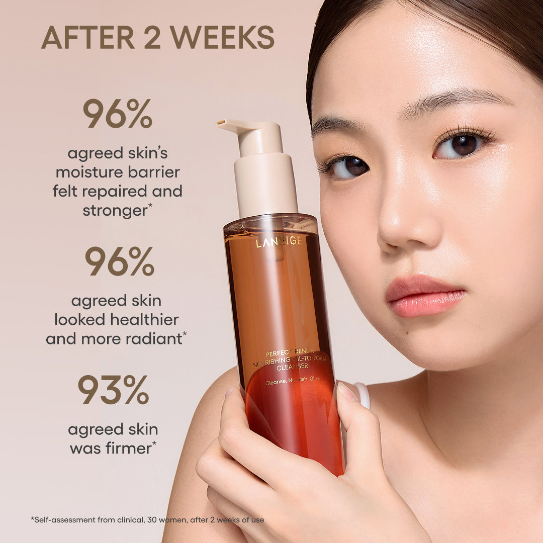 Perfect Renew Nourishing Oil-to-Foam Cleanser | LANEIGE