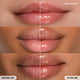 Enlarge image of before &amp;amp; after Lip Glowy Balm Peach Iced Tea on model