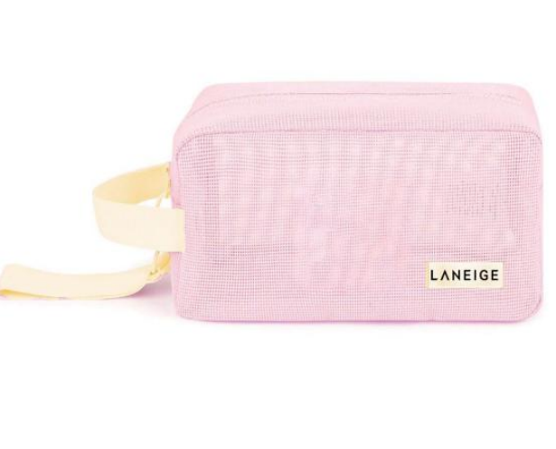 Laneige Pink Mesh Bag