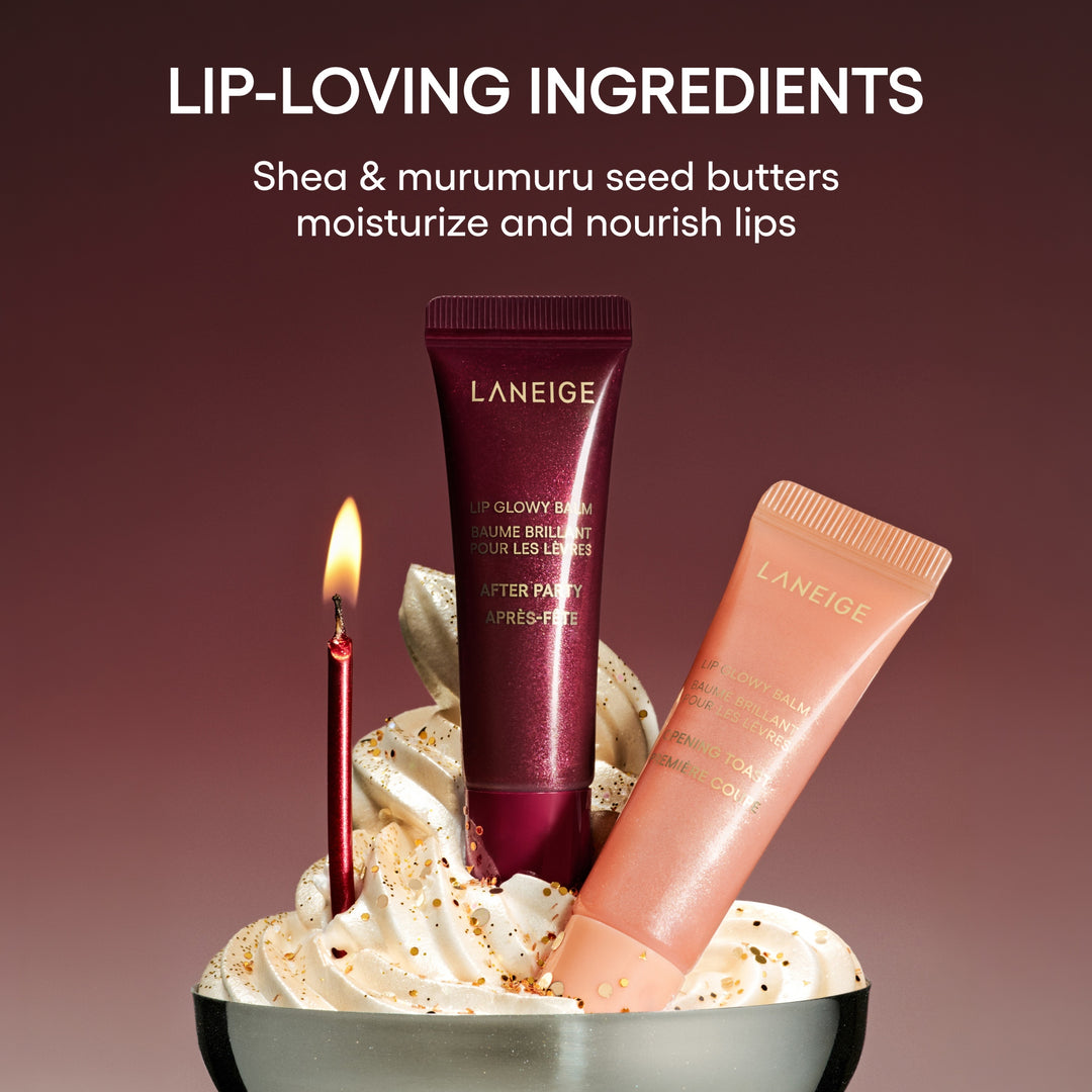 Sparkling Shimmer Lip Glowy Balm Duo Gift Set