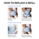 Enlarge image of How to replace a moisturizer refill