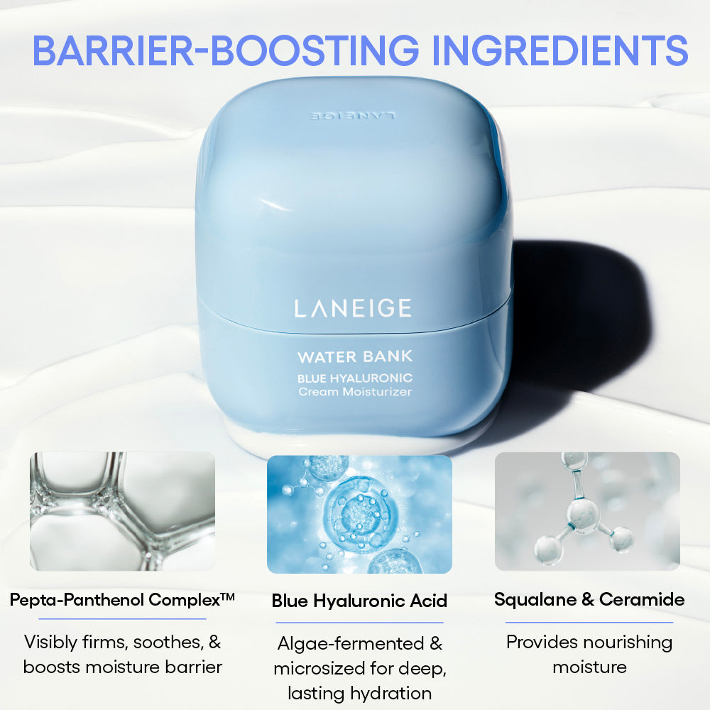 Water Bank Blue Hyaluronic Cream Moisturizer with Squalane | LANEIGE
