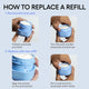 Enlarge image of Water Bank Blue Hyaluronic Intensive Moisturizer refill replacement instructions