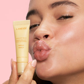 Lip Glowy Balm with model