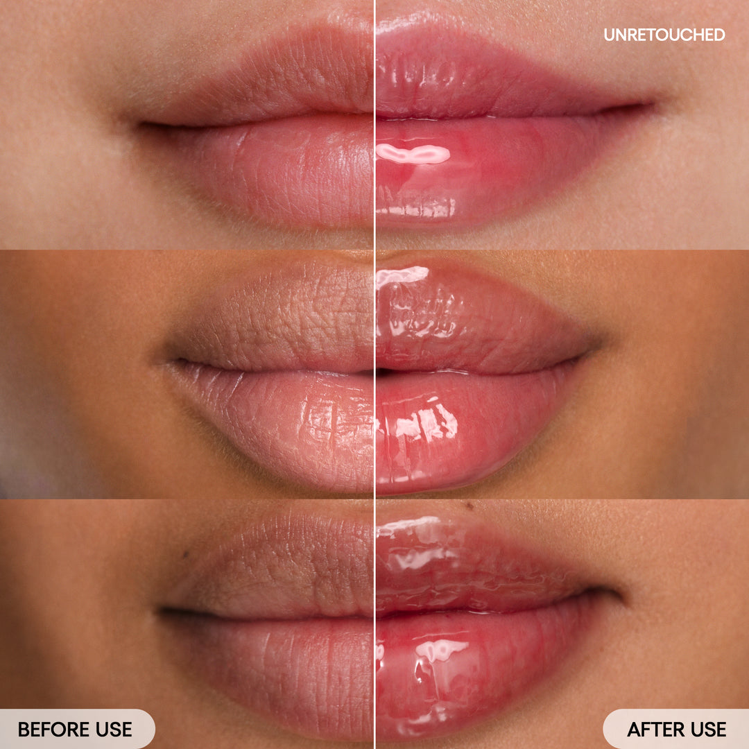 Lip Sleeping Mask with model