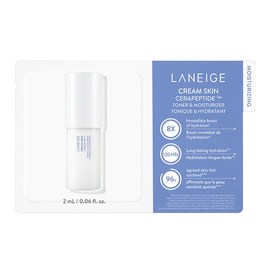 Cream Skin Toner & Moisturizer Cerapeptide (2mL) LANEIGE